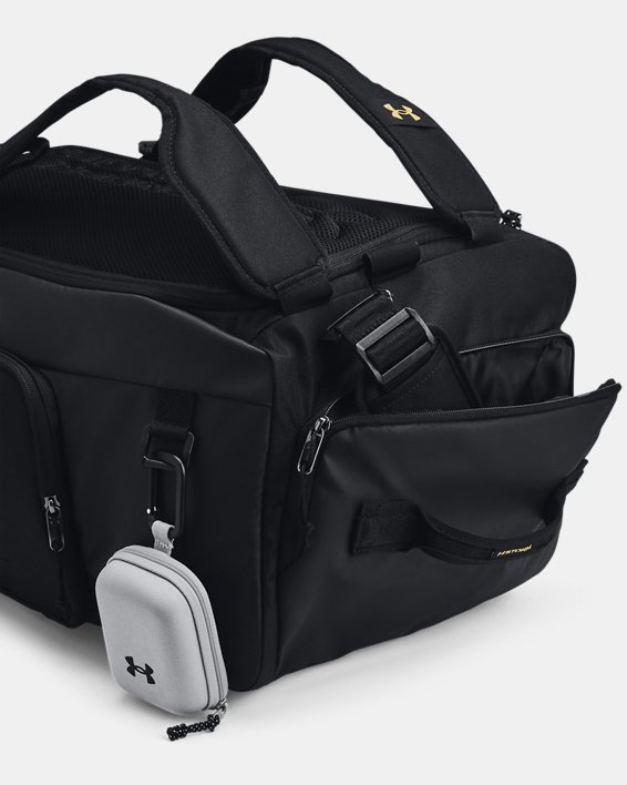 UA Contain Duo Medium Backpack Duffle, Black, pdpMainDesktop image number 5